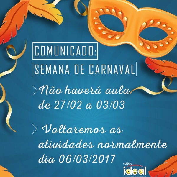 RECESSO CARNAVAL