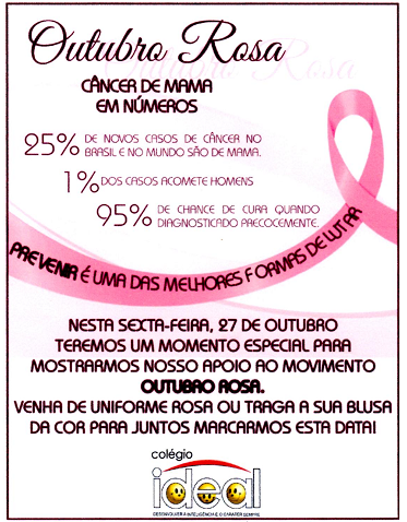 CAMPANHA OUTUBRO ROSA