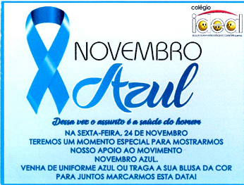 NOVEMBRO AZUL